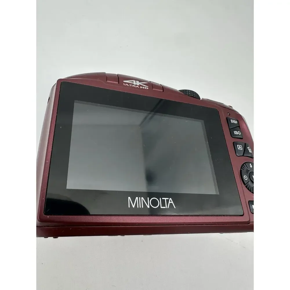 Minolta MND50 48 MP / 4K Ultra HD 16X Zoom Digital Camera (Red)
